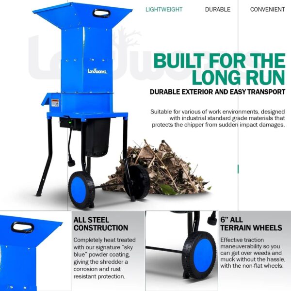 AD37DE49-B71F-E9F5-BCD2-A26A90D4688A Landworks TRI-GUO049 Leaf Mulcher & Shredder - MadeInUSA