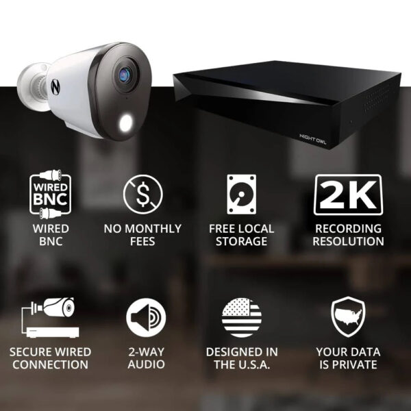 B4112E20-2747-7301-0768-E7A395F42B36 Night Owl 12 Channel DVR Home Security Camera System - 8 Pack - MadeInUSA