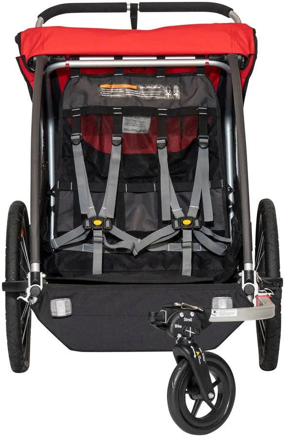 D4B7A4FE-8168-6595-77AB-8FEEFFDD3396 Burley Honey Bee Bike Trailer Red - MadeInUSA