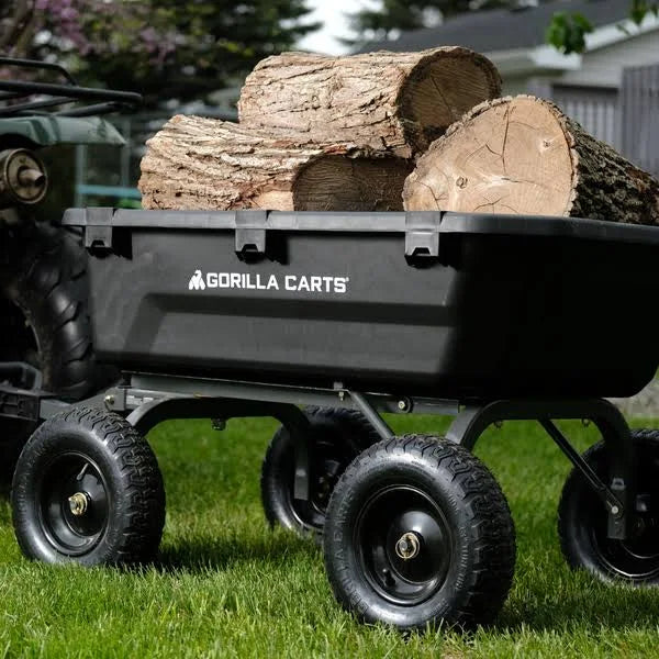 D5E2B556-54D2-E5A7-88CC-C52B45BE9296 Gorilla Carts 7-cu ft Poly Yard Cart | GCG-7 - MadeInUSA