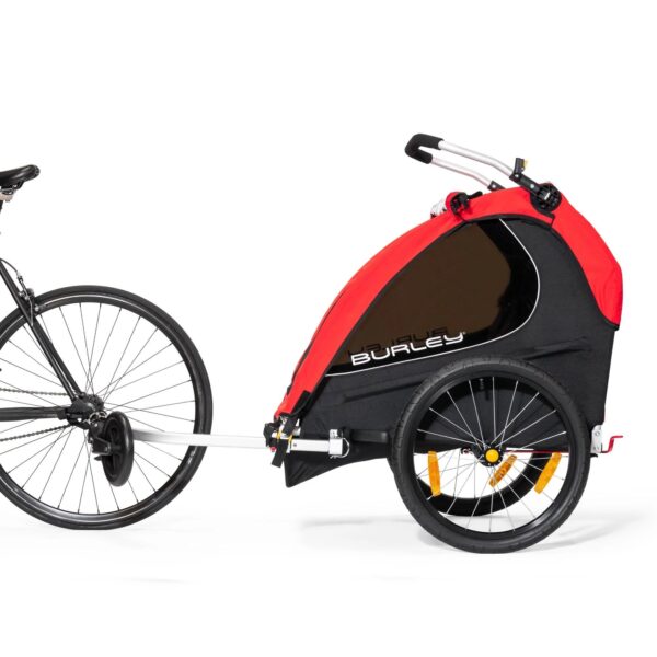 E9C35169-D931-A8BA-6264-2EB0DB054206 Burley Honey Bee Bike Trailer Red - MadeInUSA