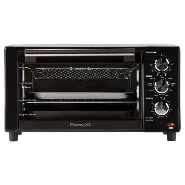 EF8846C8-DF26-FE07-DB4B-03A3AFCAE2CE PowerXL Air Fryer Grill Plus, Toaster Oven, Black, 1500 Watts - MadeInUSA