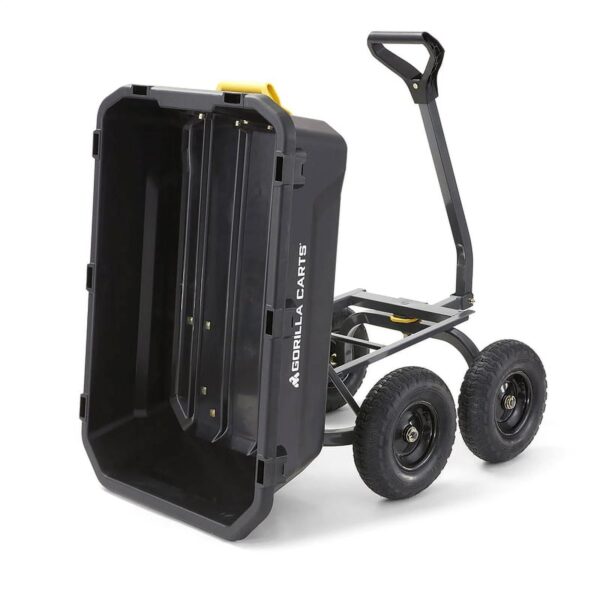F4D17D48-C5CC-3C9D-E2AE-E7FF47AEC710 Gorilla Carts 7-cu ft Poly Yard Cart | GCG-7 - MadeInUSA