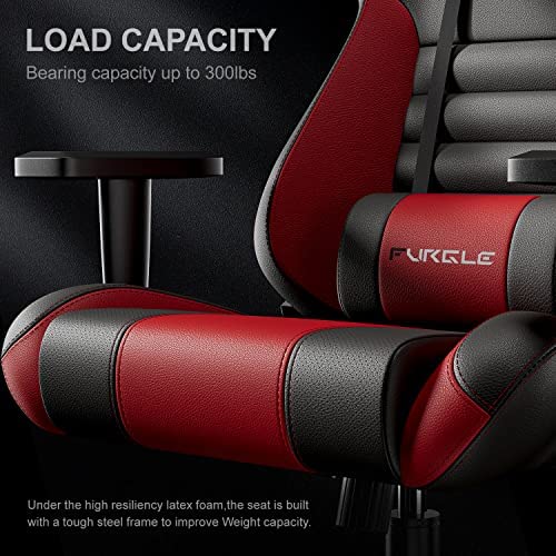 Furgle Gaming Chair, Racing Style High-Back Ergonomic Chair