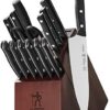 HENCKELS Dynamic Knife Block Set, 15-pc, Dark Brown