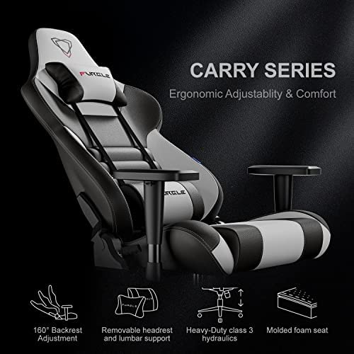 Furgle Gaming Chair, Racing Style High-Back Ergonomic Chair