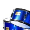Mendini By Cecilio Drum Set For Kids/Junior – 16-Inch, 5-Piece, Blue Metallic – Starter Drums Kit w/Adjustable Throne, Cymbal, Pedal & Drumsticks – MJDS-5-BL