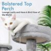 rabbitgoo Cat Tree Cat Tower 61" for Indoor Cats, Multi-Level Cat Condo with Hammock & Scratching Posts for Kittens
