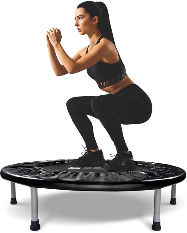 BCAN 38" Foldable Mini Trampoline Workout Max 300lbs