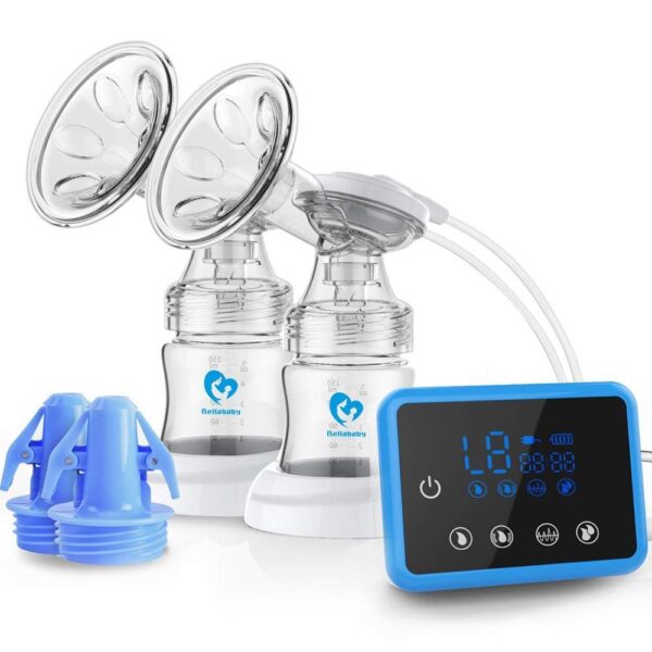 a63f30844fc544fd908cb4ffe294ee40 Bellababy Double Electric Breast Feeding Pumps Pain Free Strong Suction Power Touch Panel High Definition Display
