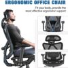 SUNNOW Ergonomic Office Chair, Mesh Computer Desk Chair , High Back Executive Task Chair
