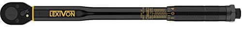 LEXIVON 3/4-Inch Drive Click Torque Wrench 30~300 Ft-Lb / 40.7~406.8 Nm (LX-185)