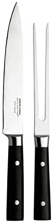 Royal Doulton Gordon Ramsay Block Knife Set, 6 Piece, Grey