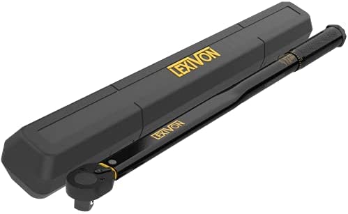 LEXIVON 3/4-Inch Drive Click Torque Wrench 30~300 Ft-Lb / 40.7~406.8 Nm (LX-185)