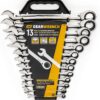 GEARWRENCH 12 Point Ratcheting Combination Wrench Set