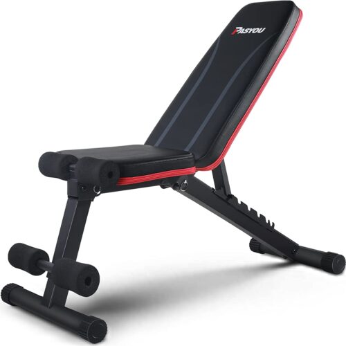 PASYOU Adjustable Weight Bench Full Body Workout Multi-Purpose