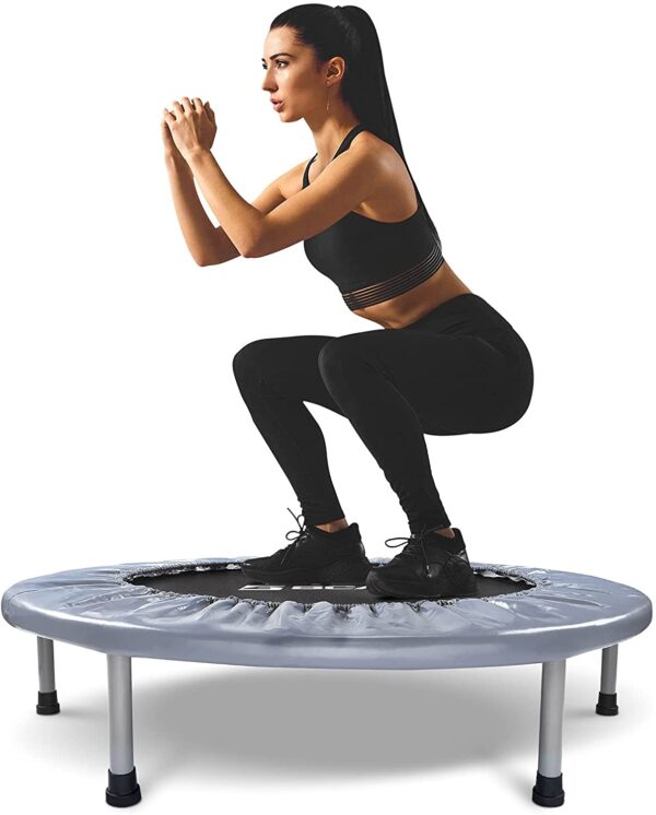 BCAN 38" Foldable Mini Trampoline Workout Max 300lbs