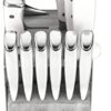 Cuisinart C77WTR-15P Classic Forged Triple Rivet, 15-Piece Knife Set, White