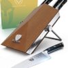 DALSTRONG Knife Block Set - 5 Piece - Gladiator Series - with Modular, Multi-Level Block - German HC Stainless Steel - Premium ABS Polymer Handles - NSF Certified