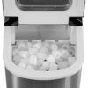 27 lb. Portable Countertop Ice Maker in Stainless Steel