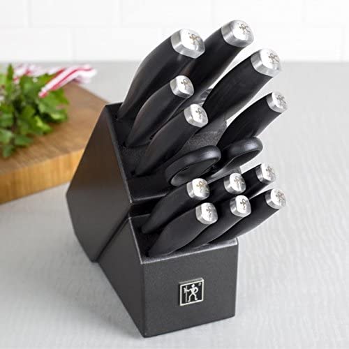 HENCKELS Dynamic Knife Block Set, 15-pc, Dark Brown