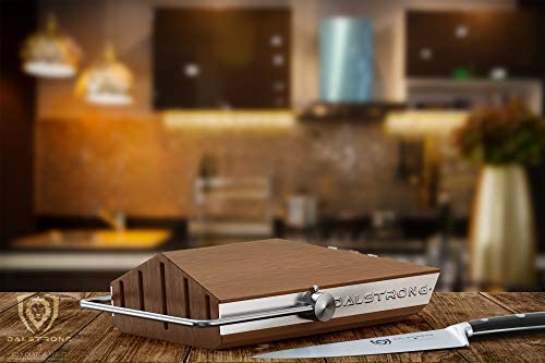 DALSTRONG Knife Block Set - 5 Piece - Gladiator Series - with Modular, Multi-Level Block - German HC Stainless Steel - Premium ABS Polymer Handles - NSF Certified