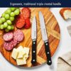 HENCKELS Solution 12-pc Knife Set with Block, Chef Knife, Paring Knife, Steak Knife Set, Grey, Stainless Steel