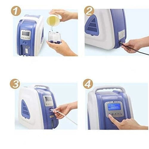 COXTOD Home m-edical Portable 1-5L/min Adjustable O^xygen Concentration Generators 93% High air Purity Machine AM-1