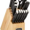 Cuisinart C77WTR-15P Classic Forged Triple Rivet, 15-Piece Knife Set, White