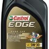 Castrol 60014 Edge 5W-20 Advanced Full Synthetic Motor Oil, 6 Gallon Enviro-Pack