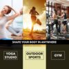 Dumoyi Smart Weighted Fit Hoop for Adults Weight Loss, 24 Detachable Knots, 2 in 1 Adomen Fitness Massage