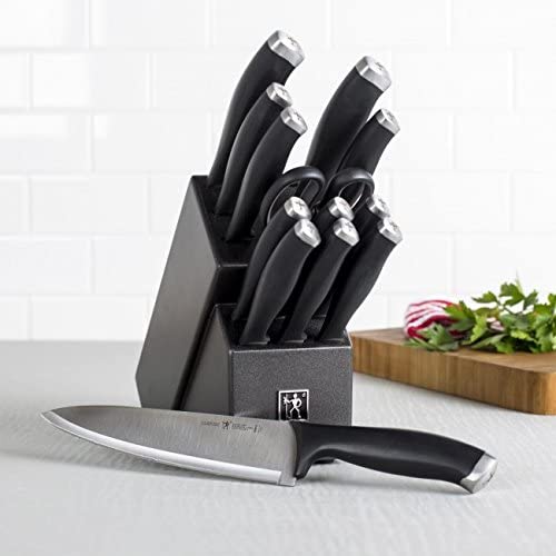 HENCKELS Dynamic Knife Block Set, 15-pc, Dark Brown