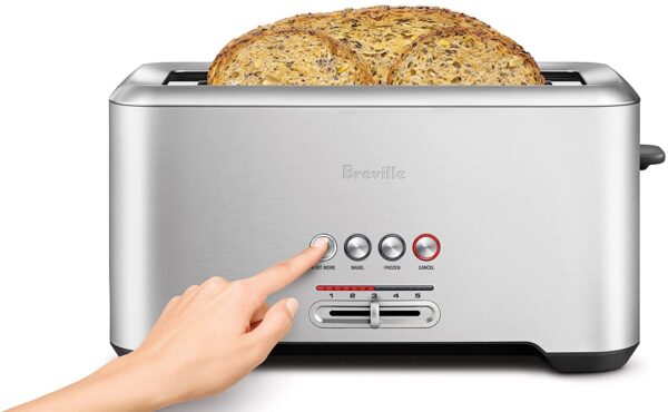 Breville Bit More 4-Slice Toaster, Brushed Stainless Steel