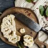 Yatoshi 7 Knife Block Set - Pro Kitchen Knife Set Ultra Sharp High Carbon Stainless Steel with Ergonomic Handle