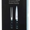 Royal Doulton Gordon Ramsay Block Knife Set, 6 Piece, Grey