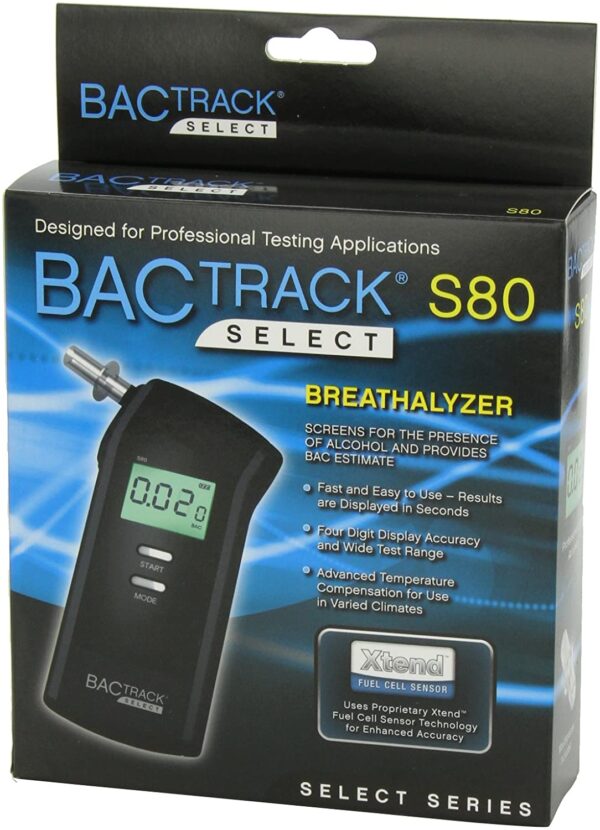 BACtrack S80 Breathalyzer | Portable Breath Alcohol Tester for Personal & Professional Use