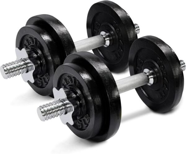 Yes4All Adjustable Dumbbells 40to 200 lbs with Connector Options for strength training