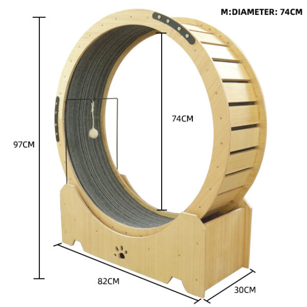 Cat Exercise Wheel 29.5" Cat treadmill Running Wheel