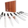 DALSTRONG Knife Block Set - 5 Piece - Gladiator Series - with Modular, Multi-Level Block - German HC Stainless Steel - Premium ABS Polymer Handles - NSF Certified