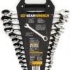 GEARWRENCH 12 Point Ratcheting Combination Wrench Set