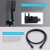 ESNBIA Oil Rubbed Bronze Shower System, Bathroom 12 Inches Rain Shower Head