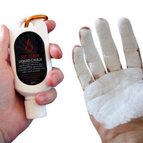 Fire Team Fit Liquid Chalk for Weight Lifting, Rock Climbing, Cross Training, & Powerlifting, Gym Approved Workout Chalk for Hands & Calluses