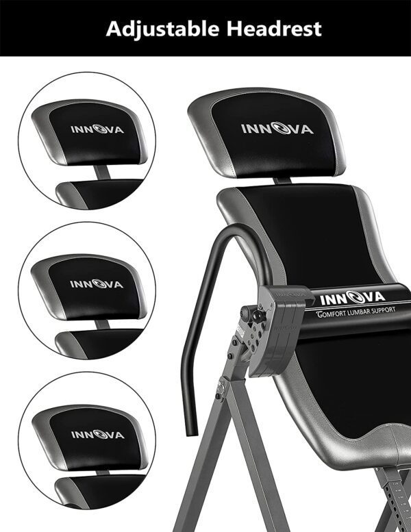 Innova Inversion Table with Adjustable Headrest, 300 lb Weight Capacity