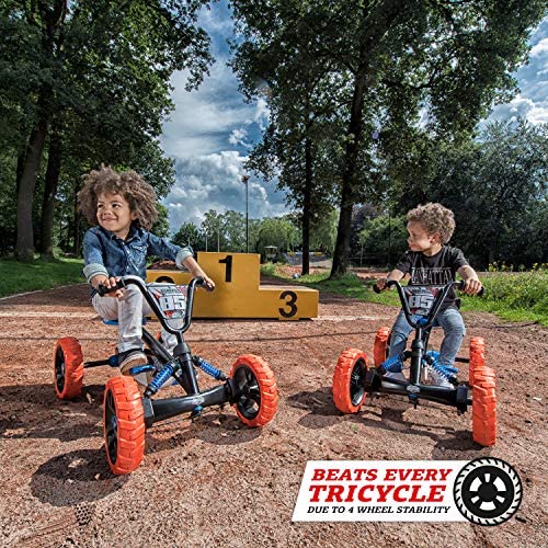 Berg Pedal Kart Buzzy Nitro | Pedal Go Kart, Ride On Toys for Boys and Girls, Go Kart, Toddler Ride on Toys, Outdoor Toys