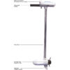 Watersnake Asp T24 SW 24lb Trolling Motor w/bracket