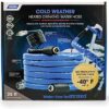 Camco 22912 50 Feet Taste Pure Heated Drinking Water Hose with Thermostat - Lead Free