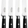 Royal Doulton Gordon Ramsay Block Knife Set, 6 Piece, Grey