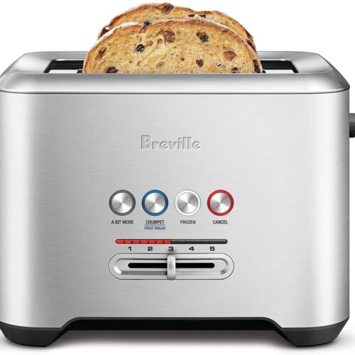 Breville Bit More 4-Slice Toaster, Brushed Stainless Steel