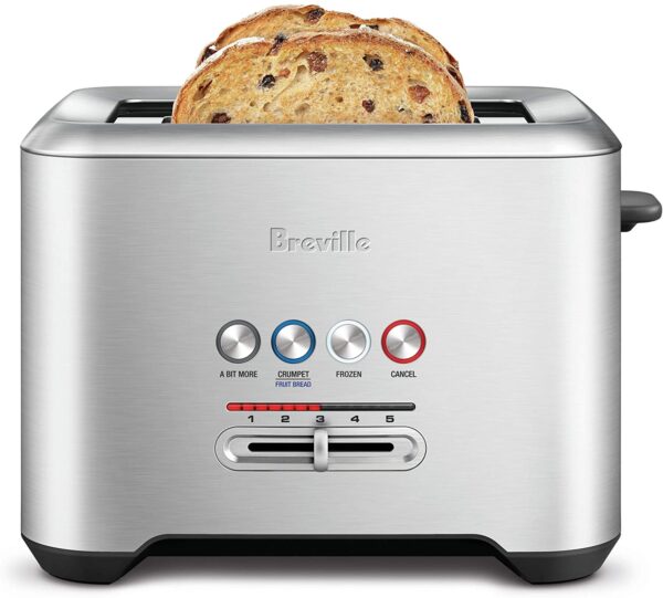 Breville Bit More 4-Slice Toaster, Brushed Stainless Steel