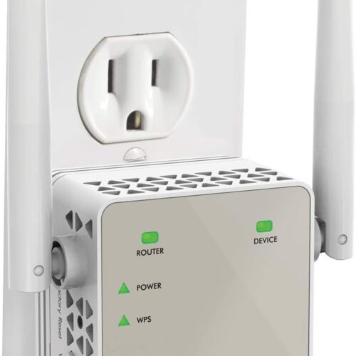 NETGEAR Wi-Fi Range Extender EX6120 - Coverage Up to 1500 Sq Ft and 25 Devices with AC1200 Dual Band Wireless Signal Booster & Repeater (Up to 1200Mbps Speed)